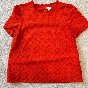 J. Crew Eyelet Shirt